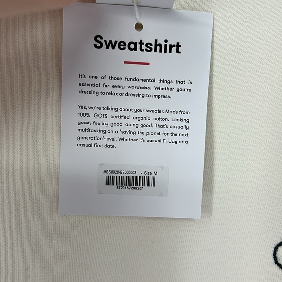 A-dam NWT men’s medium crew neck sweatshirt - Picture 5 of 9